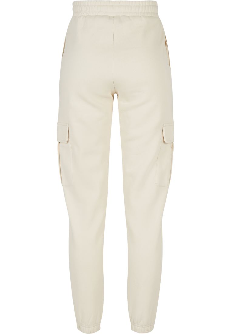 Ladies High Waist Cargo Sweat Pants - Ladies Pants - TTUTB4563 - 311