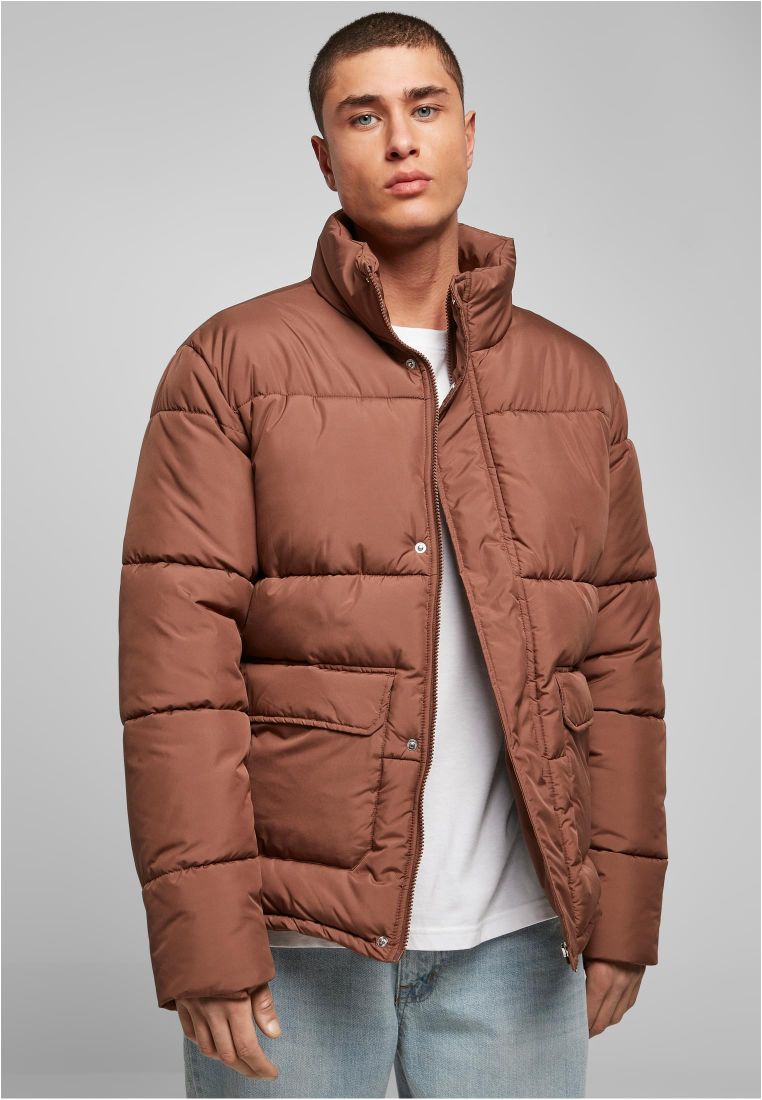 Short Puffer Jacket - Mens Jackets - TTUTB4718 - 1