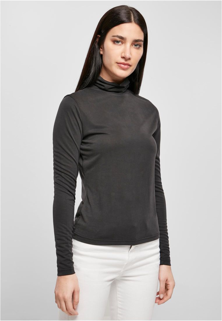 Ladies Modal Turtleneck Longsleeve - Ladies Crewnecks and College Jackets - TTUTB4732 - 1
