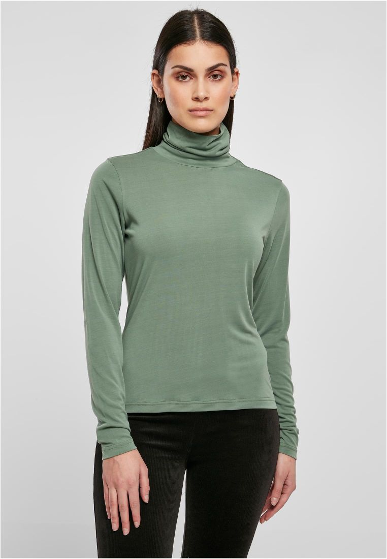 Ladies Modal Turtleneck Longsleeve - Ladies Crewnecks and College Jackets - TTUTB4732 - 1651