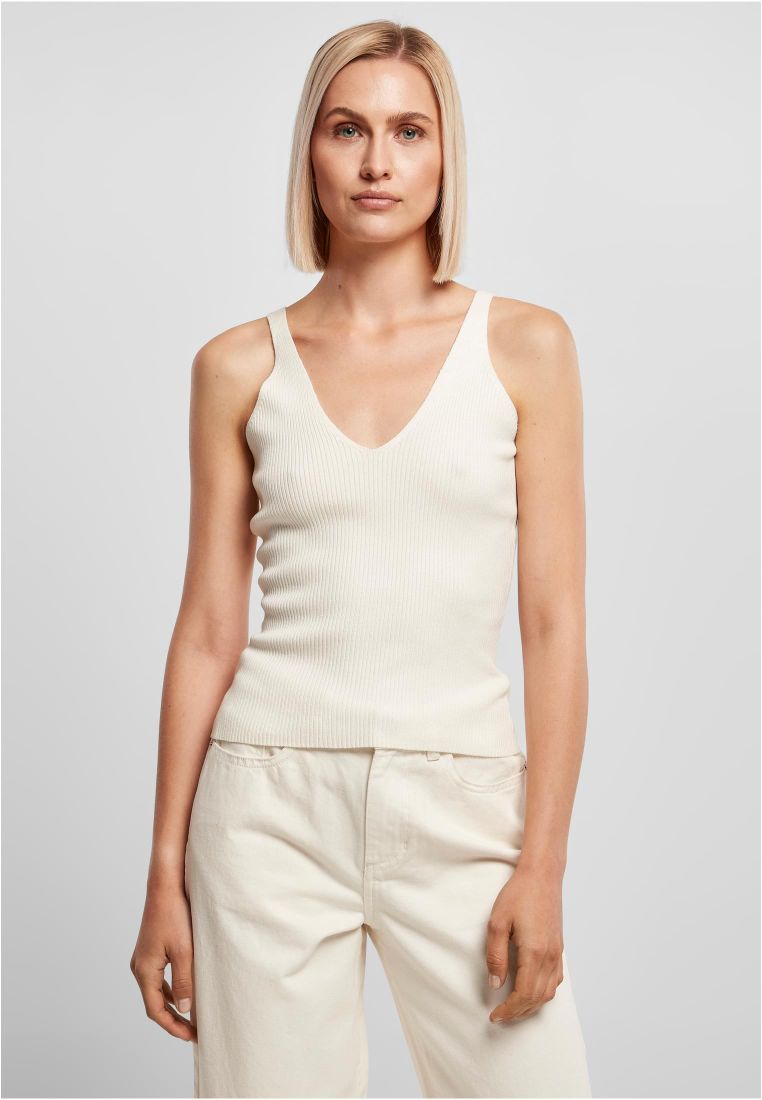 Ladies Rib Knit Top -  - TTUTB4737 - 571