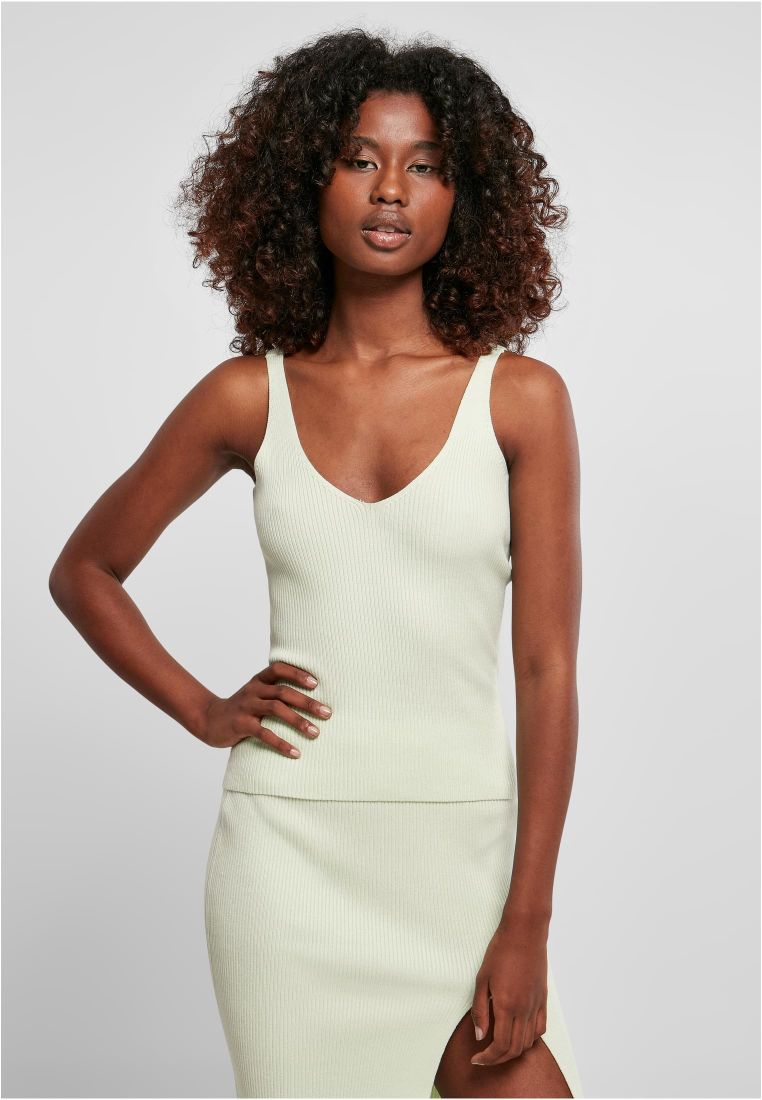 Ladies Rib Knit Top -  - TTUTB4737 - 1651