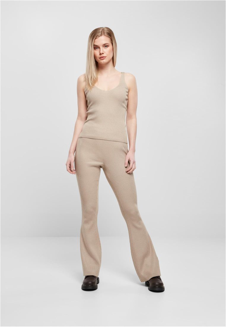 Ladies Rib Knit Top - - TTUTB4737 - 1118