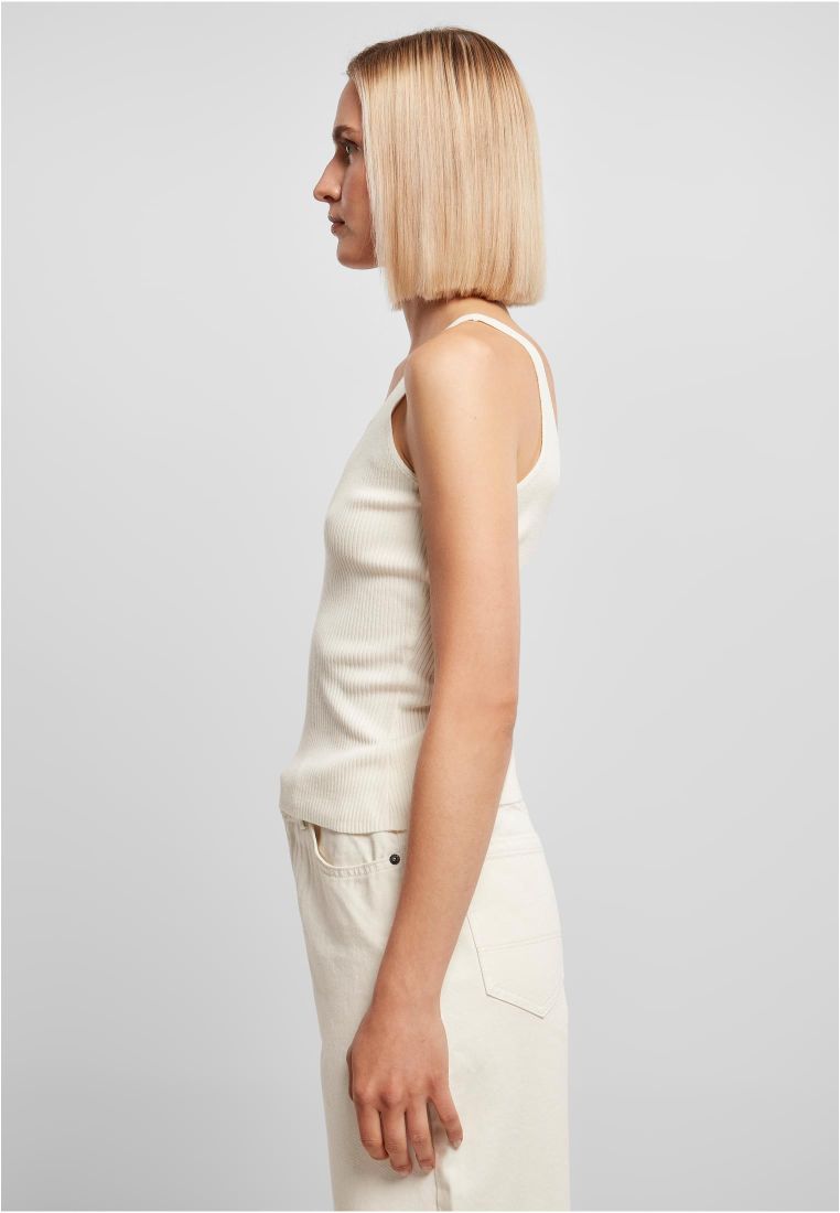 Ladies Rib Knit Top - - TTUTB4737 - 575