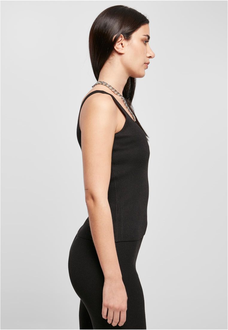 Ladies Rib Knit Top - - TTUTB4737 - 37