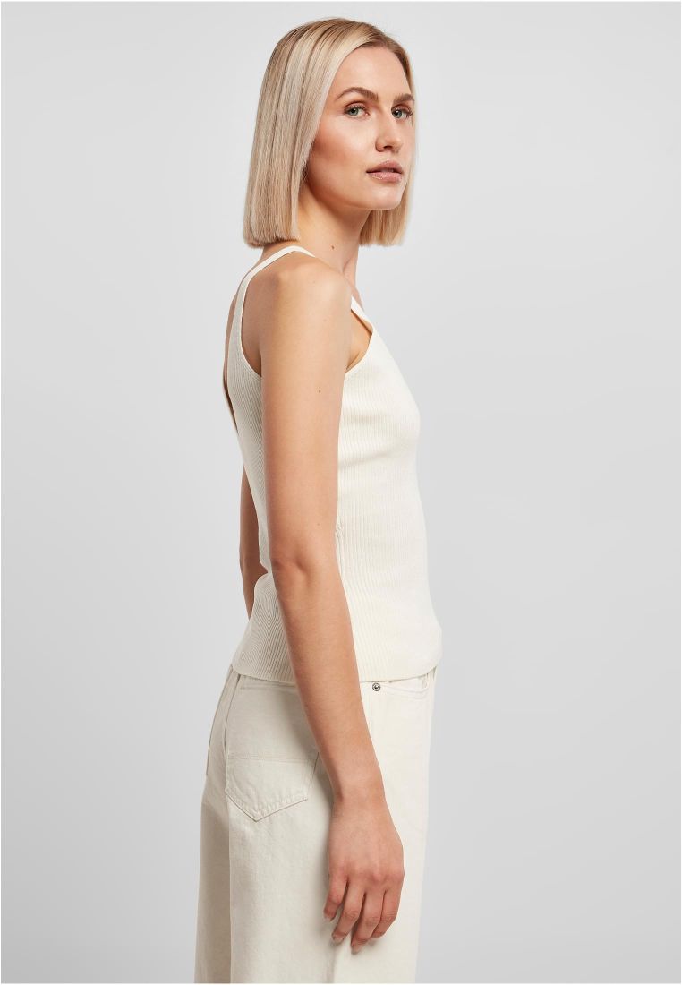 Ladies Rib Knit Top - - TTUTB4737 - 577