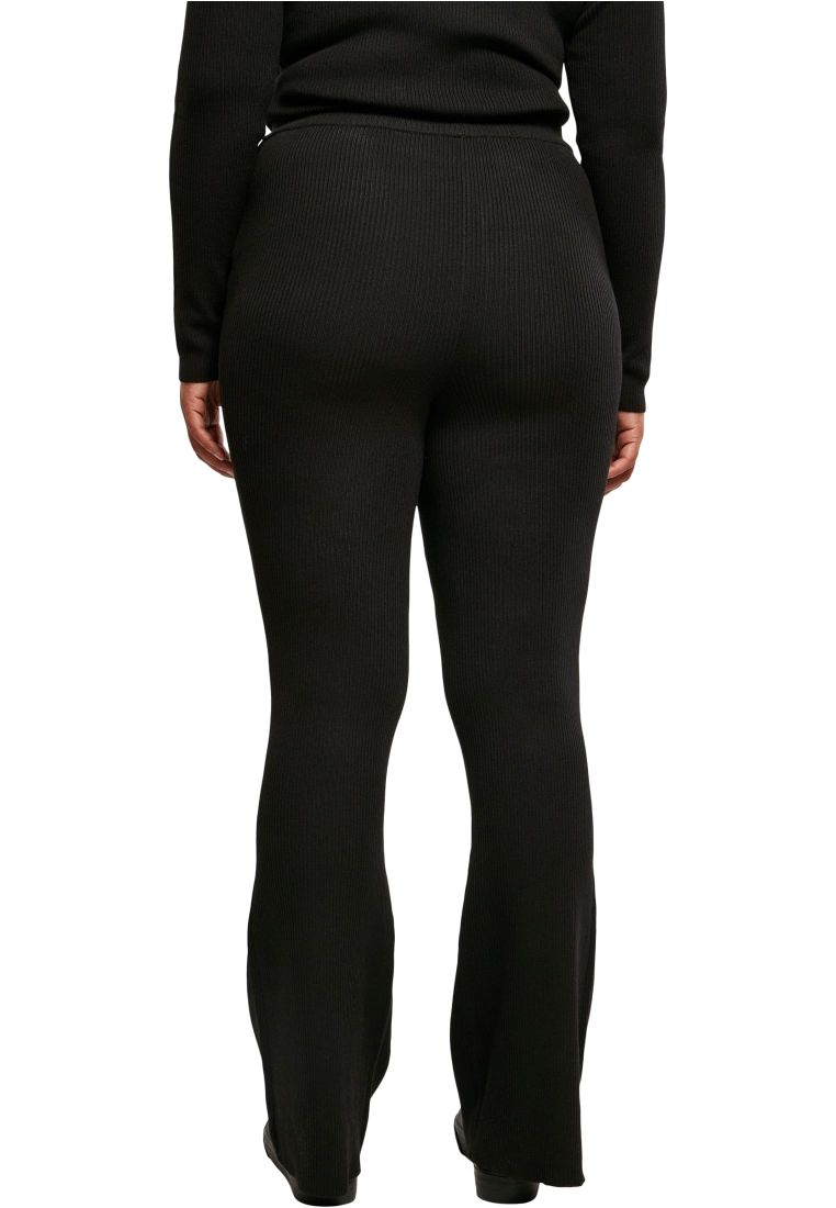 Ladies Rib Knit Bootcut Leggings - Ladies Leggins - TTUTB4738 - 43