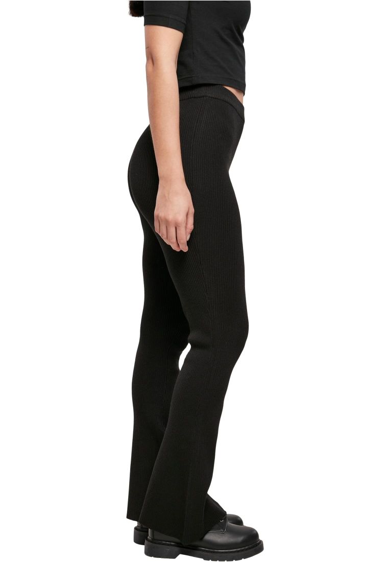 Ladies Rib Knit Bootcut Leggings - Ladies Leggins - TTUTB4738 - 37