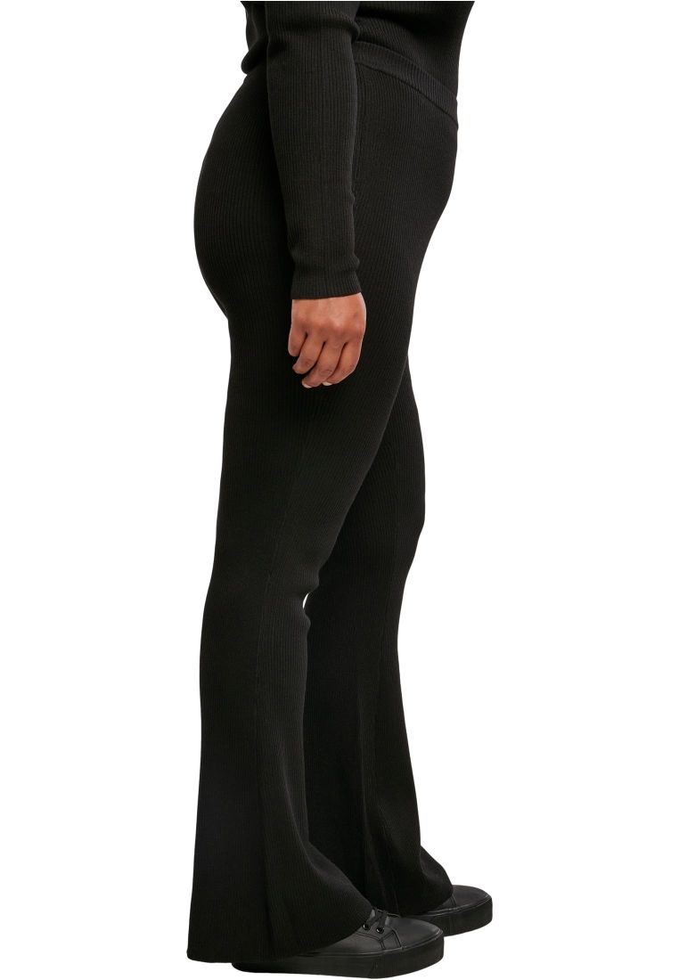 Ladies Rib Knit Bootcut Leggings - Ladies Leggins - TTUTB4738 - 49