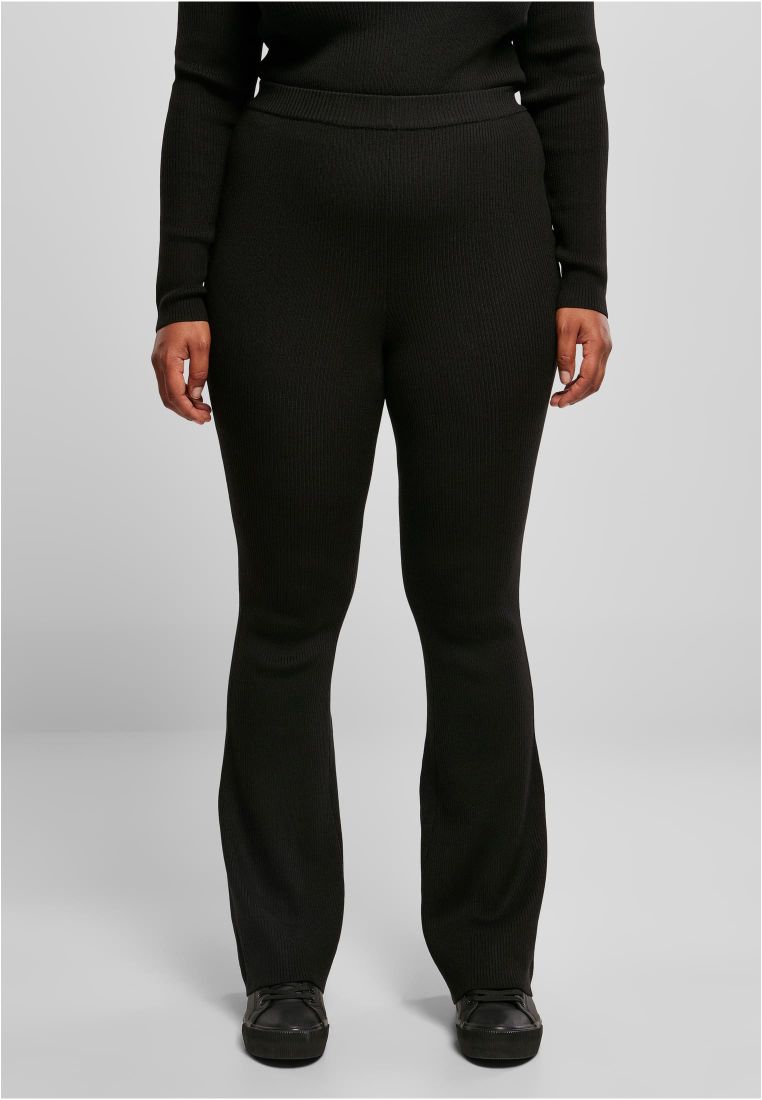 Ladies Rib Knit Bootcut Leggings - Ladies Leggins - TTUTB4738 - 41