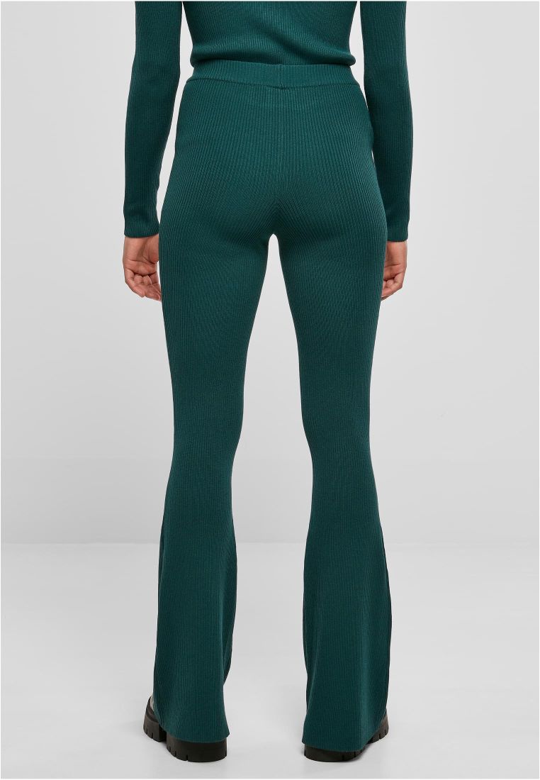 Ladies Rib Knit Bootcut Leggings - Ladies Leggins - TTUTB4738 - 576