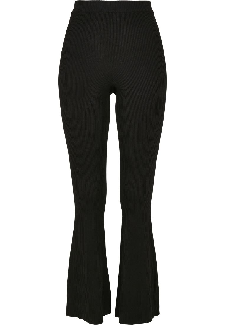 Ladies Rib Knit Bootcut Leggings -  webstore