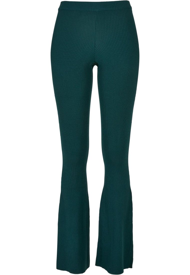 Ladies Rib Knit Bootcut Leggings - Ladies Leggins - TTUTB4738 - 579