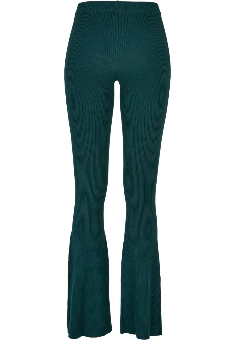 Ladies Rib Knit Bootcut Leggings - Ladies Leggins - TTUTB4738 - 581