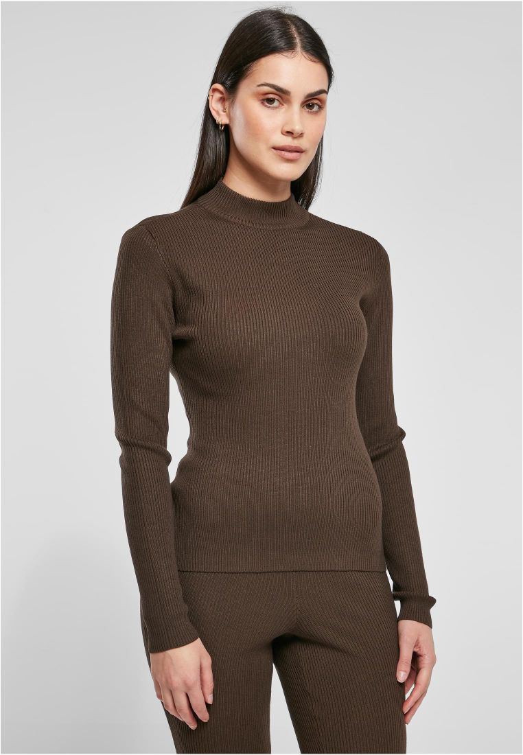 Ladies Rib Knit Turtelneck Sweater - Naisten  Colleget ja Collegetakit - TTUTB4739 - 301