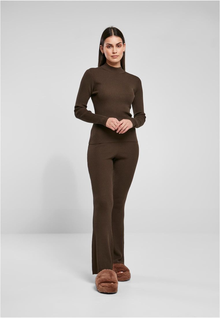 Ladies Rib Knit Turtelneck Sweater - Naisten  Colleget ja Collegetakit - TTUTB4739 - 308