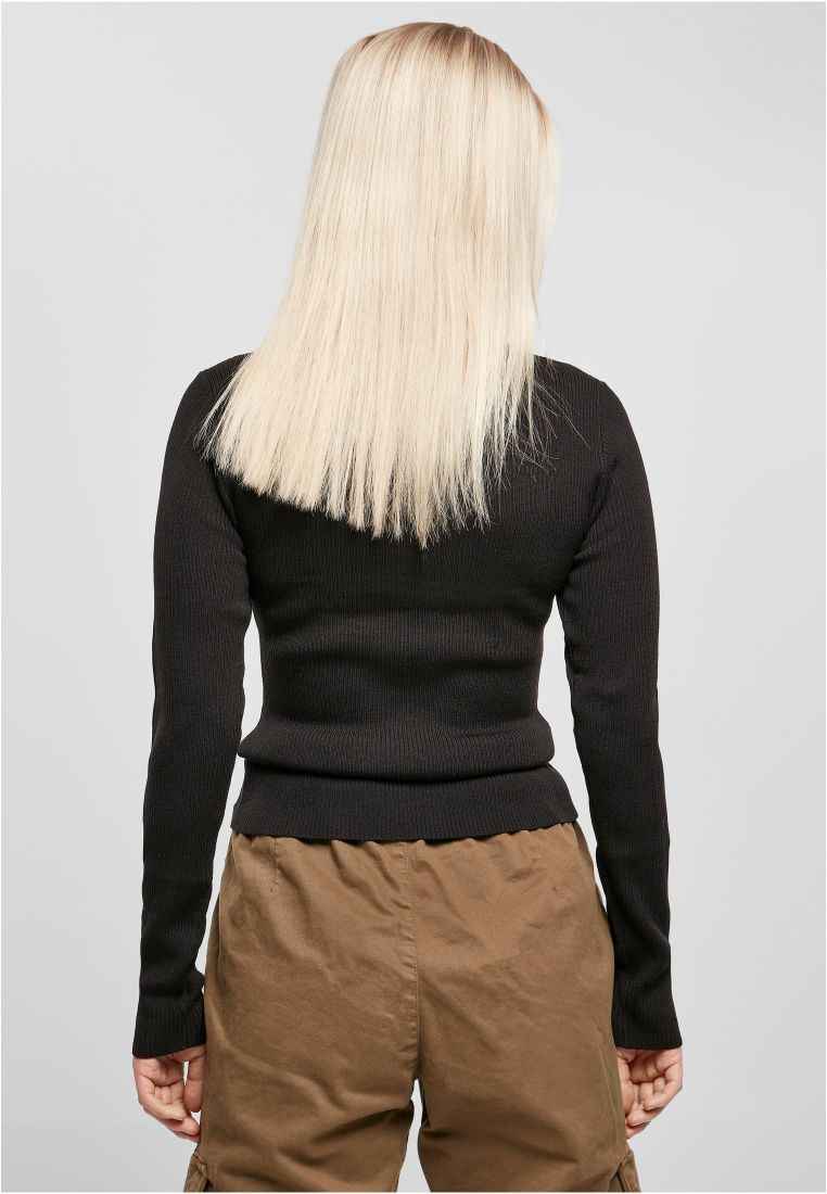 Ladies Rib Knit Turtelneck Sweater - Naisten  Colleget ja Collegetakit - TTUTB4739 - 5