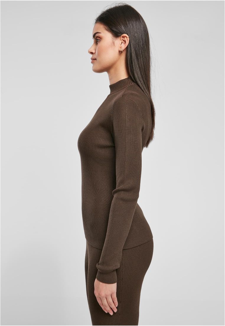Ladies Rib Knit Turtelneck Sweater - Naisten  Colleget ja Collegetakit - TTUTB4739 - 305