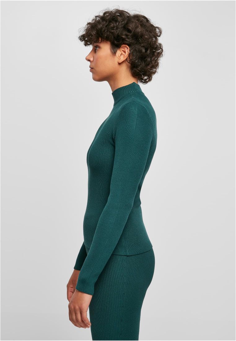 Ladies Rib Knit Turtelneck Sweater - Naisten  Colleget ja Collegetakit - TTUTB4739 - 575