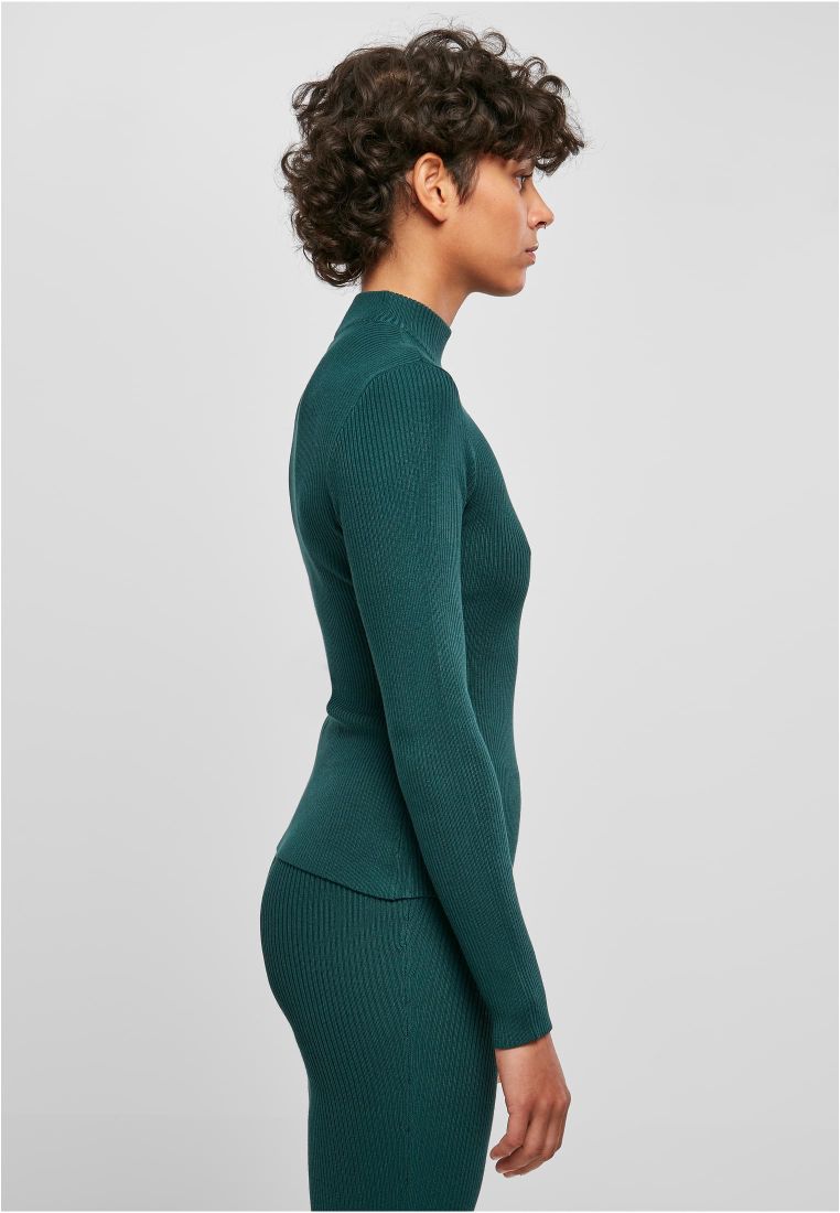 Ladies Rib Knit Turtelneck Sweater - Naisten  Colleget ja Collegetakit - TTUTB4739 - 577