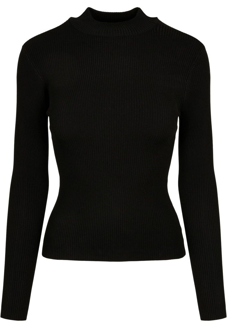 Ladies Rib Knit Turtelneck Sweater - Naisten  Colleget ja Collegetakit - TTUTB4739 - 8