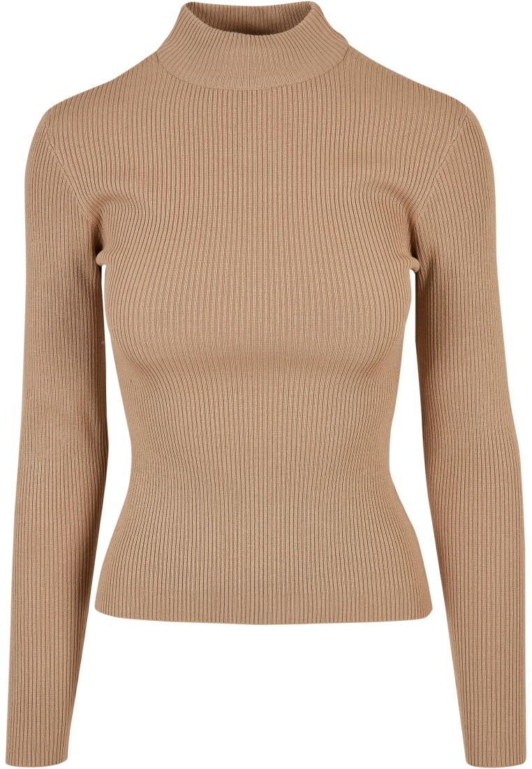 Ladies Rib Knit Turtelneck Sweater - Naisten  Colleget ja Collegetakit - TTUTB4739 - 1389