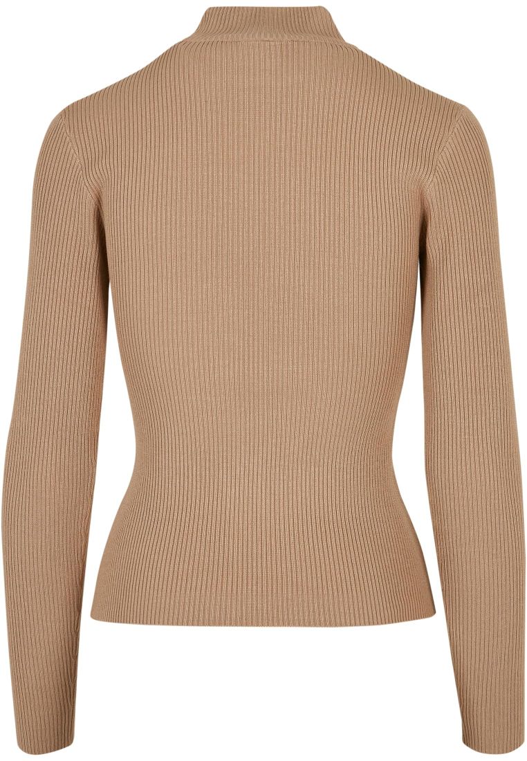 Ladies Rib Knit Turtelneck Sweater - Naisten  Colleget ja Collegetakit - TTUTB4739 - 1390