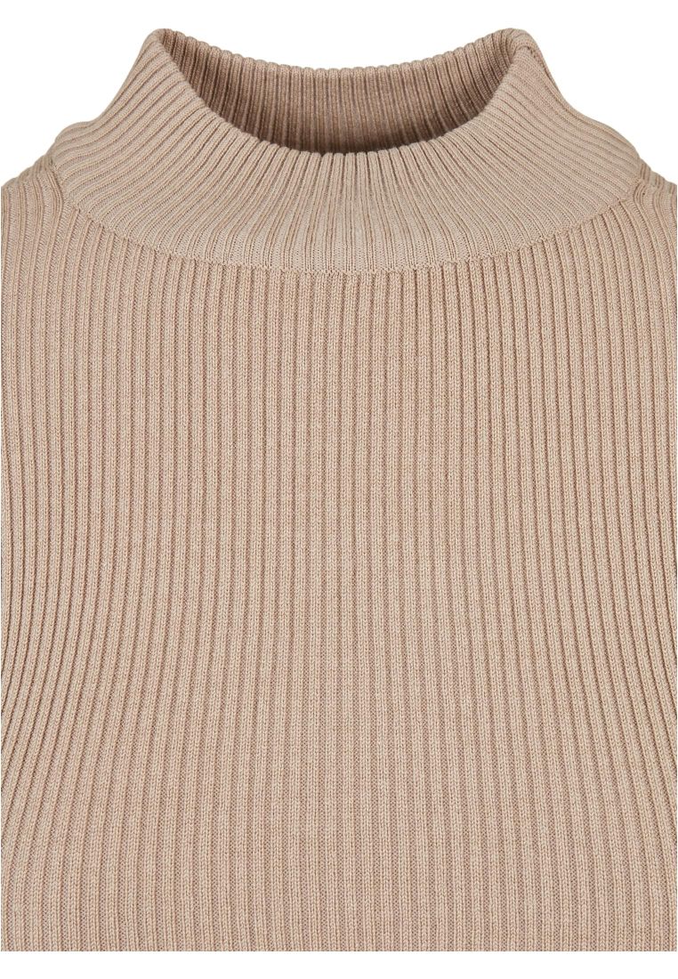 Ladies Rib Knit Turtelneck Sweater - Naisten  Colleget ja Collegetakit - TTUTB4739 - 1121