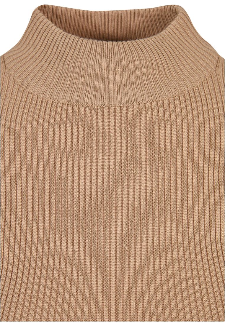 Ladies Rib Knit Turtelneck Sweater - Naisten  Colleget ja Collegetakit - TTUTB4739 - 1391