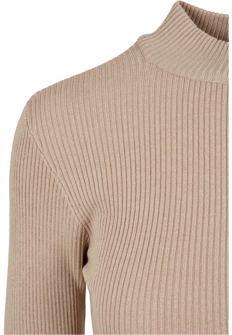 Ladies Rib Knit Turtelneck Sweater - Naisten  Colleget ja Collegetakit - TTUTB4739 - 1122