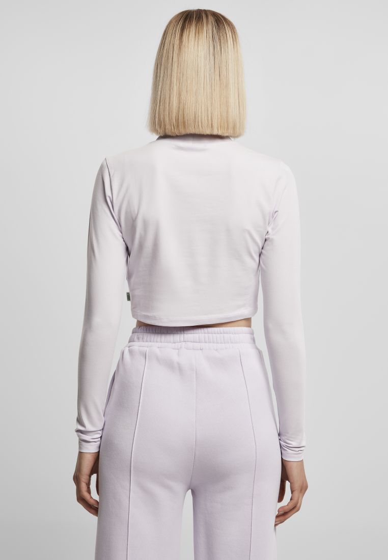 Ladies Organic Cropped Turtelneck Longsl - Ladies Crewnecks and College Jackets - TTUTB4749 - 726