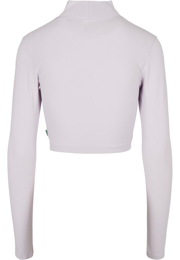 Ladies Organic Cropped Turtelneck Longsl - Ladies Crewnecks and College Jackets - TTUTB4749 - 845