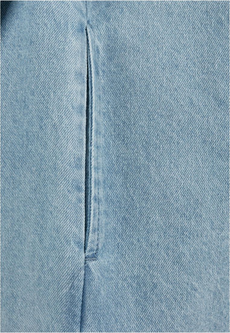 Ladies Oversized Denim Shirt Dress - Naisten Shortsit, Hameet ja Mekot - TTUTB4753 - 13