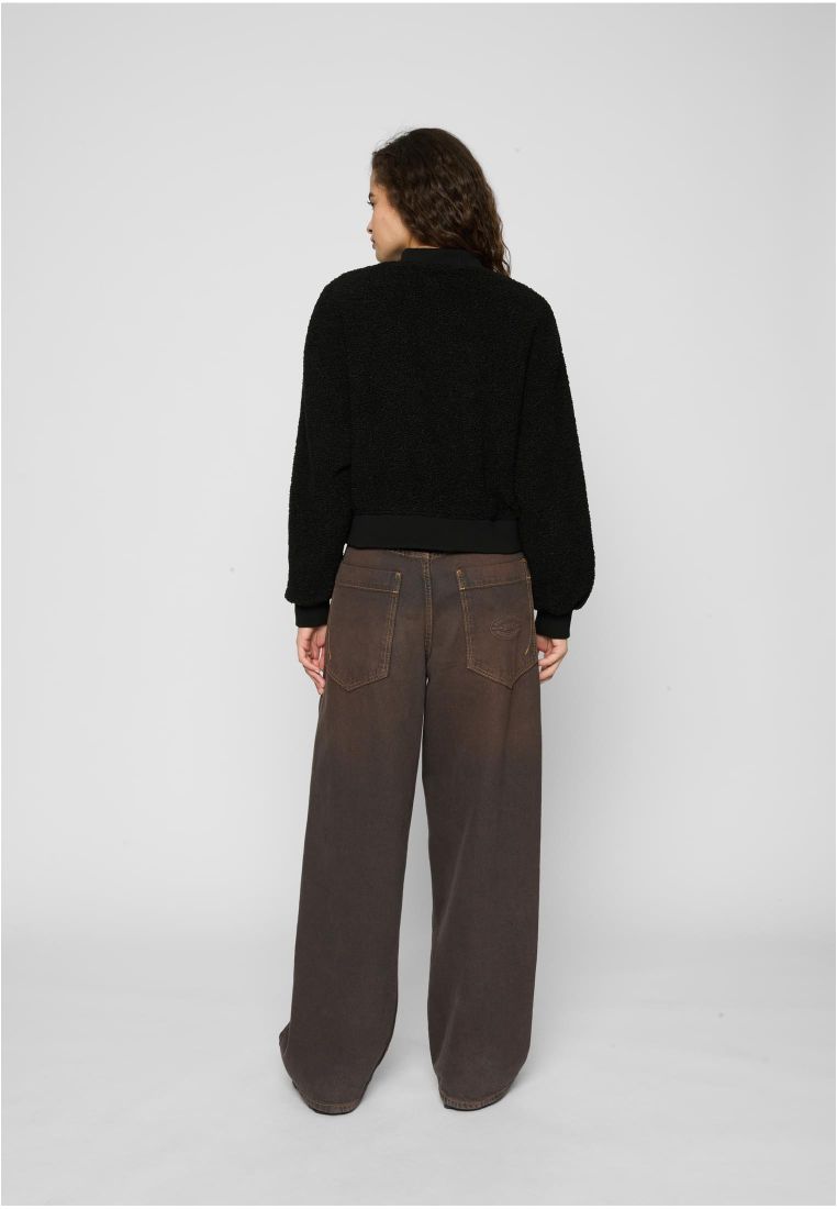 Ladies Oversized Sherpa Bomber Jacket - Ladies Jackets - TTUTB4758 - 6