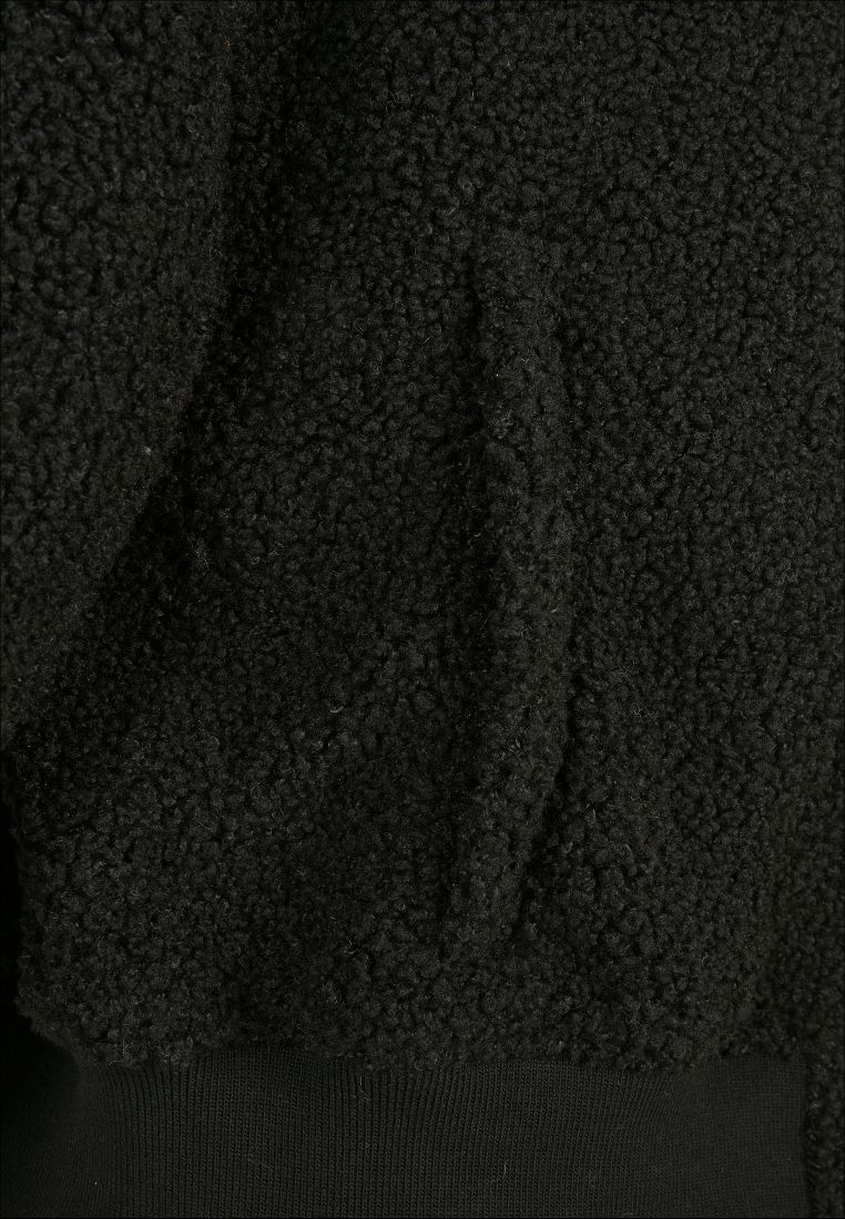 Ladies Oversized Sherpa Bomber Jacket - Ladies Jackets - TTUTB4758 - 42