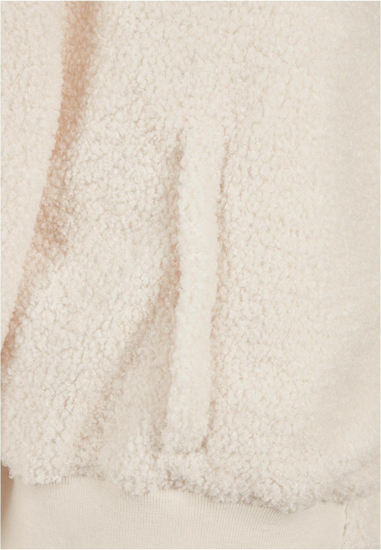 Ladies Oversized Sherpa Bomber Jacket - Ladies Jackets - TTUTB4758 - 11