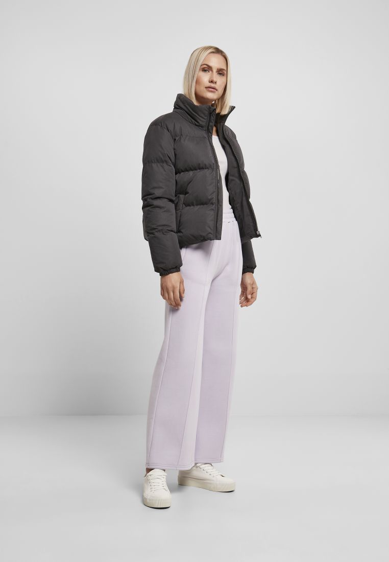 Ladies Short Peached Puffer Jacket - Ladies Jackets - TTUTB4759 - 38