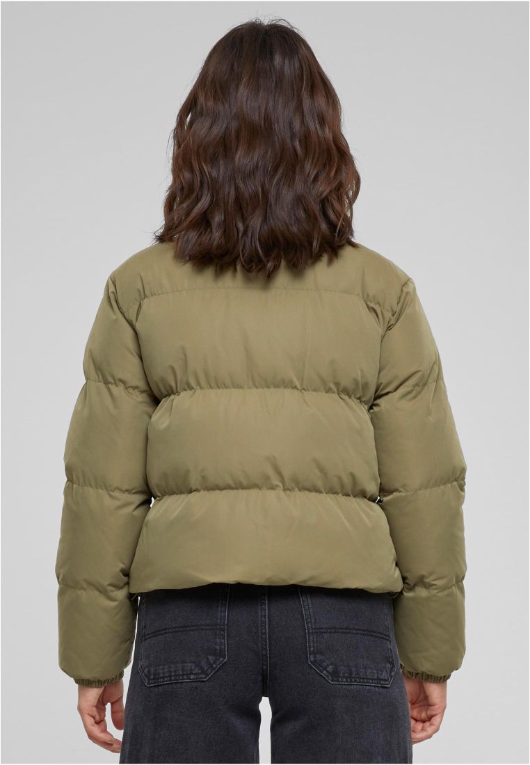 Ladies Short Peached Puffer Jacket - Ladies Jackets - TTUTB4759 - 576