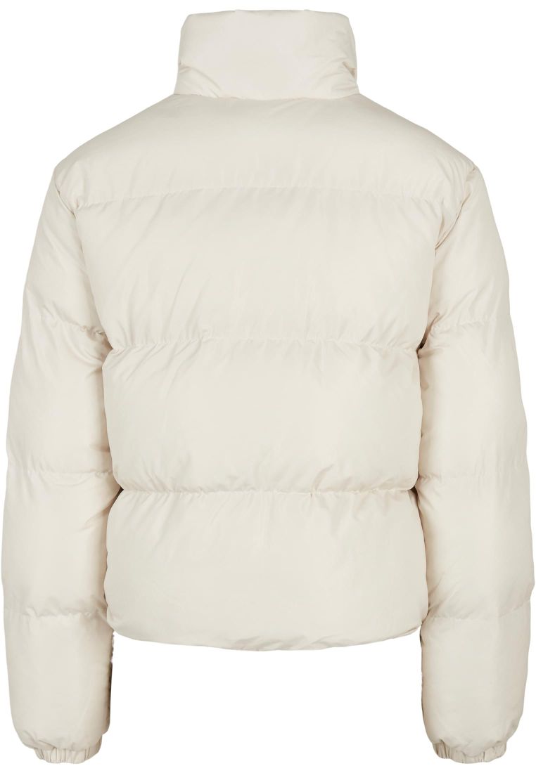 Ladies Short Peached Puffer Jacket - Ladies Jackets - TTUTB4759 - 305