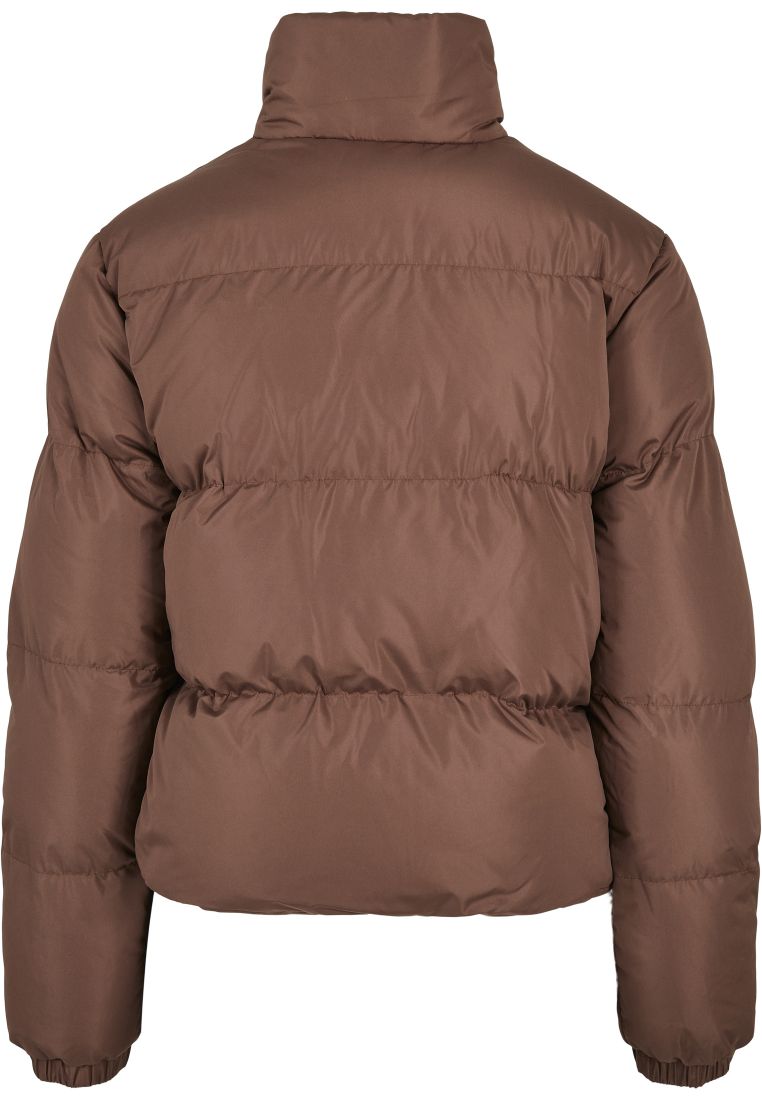 Ladies Short Peached Puffer Jacket - Ladies Jackets - TTUTB4759 - 519