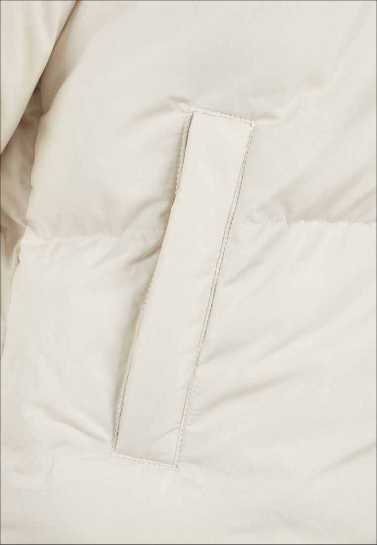 Ladies Short Peached Puffer Jacket - Ladies Jackets - TTUTB4759 - 248