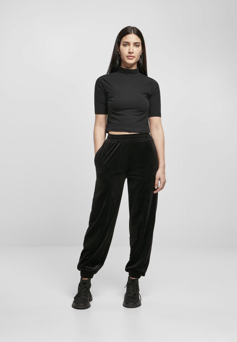 Ladies High Waist Ballon Velvet Sweat Pants - Naisten Housut - TTUTB4764 - 7