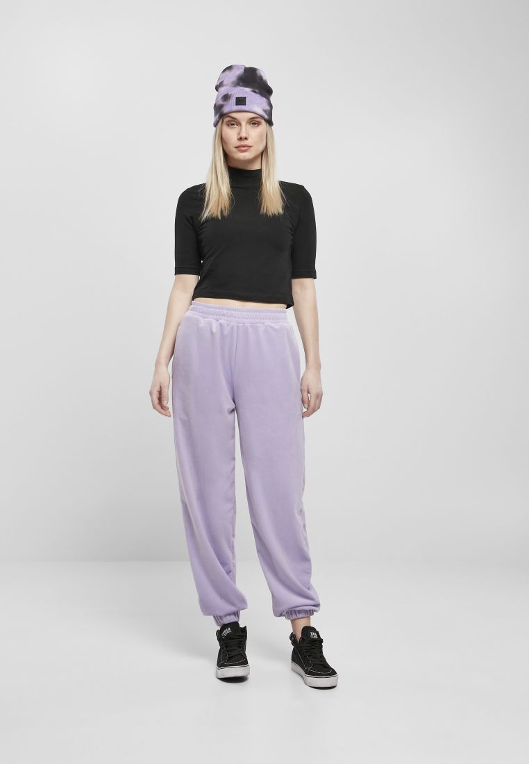 Ladies High Waist Ballon Velvet Sweat Pants - Naisten Housut - TTUTB4764 - 368