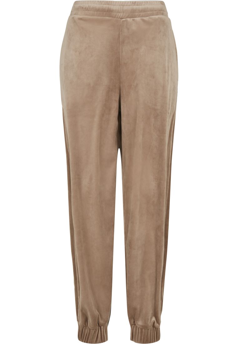 Ladies High Waist Ballon Velvet Sweat Pants - Naisten Housut - TTUTB4764 - 489