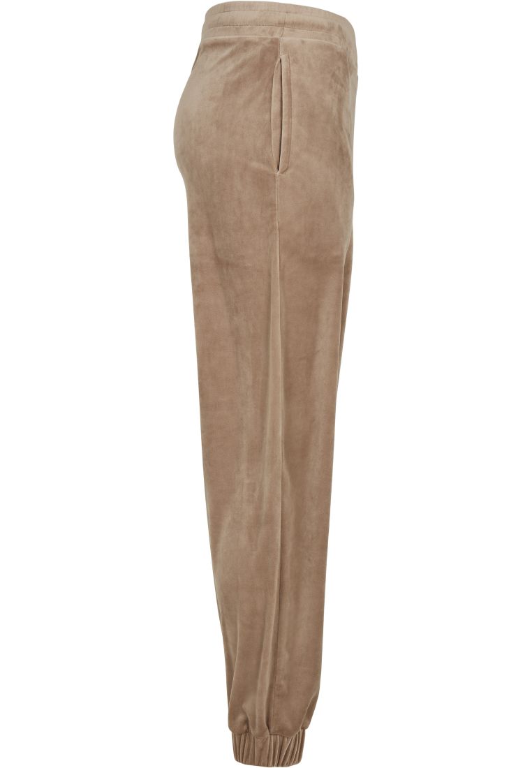 Ladies High Waist Ballon Velvet Sweat Pants - Naisten Housut - TTUTB4764 - 492