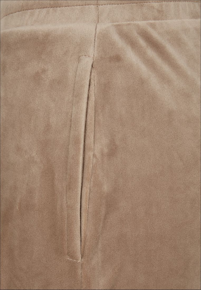 Ladies High Waist Ballon Velvet Sweat Pants - Naisten Housut - TTUTB4764 - 493