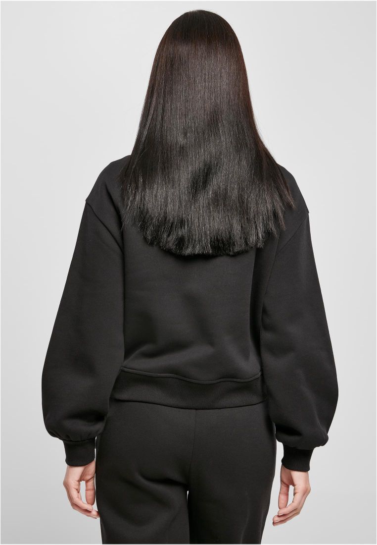 Ladies Oversized High Neck Troyer Crew - Ladies Crewnecks and College Jackets - TTUTB4765 - 5