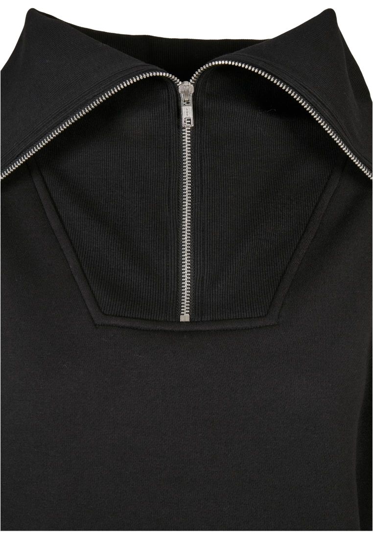 Ladies Oversized High Neck Troyer Crew - Ladies Crewnecks and College Jackets - TTUTB4765 - 10