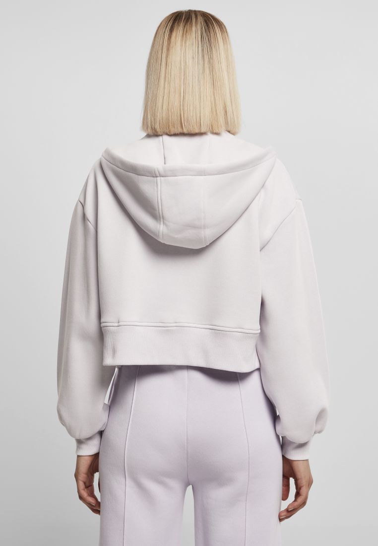 Ladies Short Oversized Zip Jacket - Naisten Takit - TTUTB4766 - 516