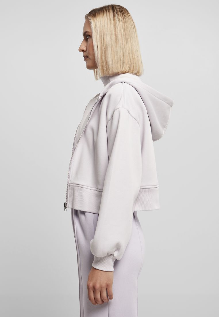 Ladies Short Oversized Zip Jacket - Naisten Takit - TTUTB4766 - 515